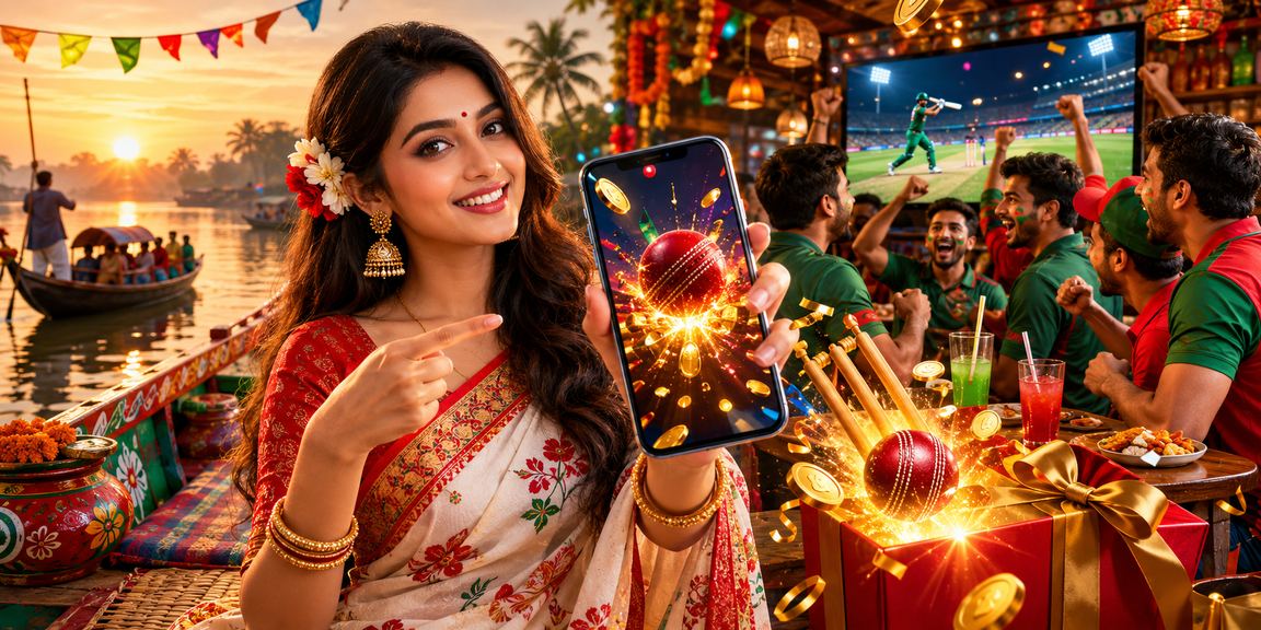 বরিশালে মোবাইলে ক্রিকেট ম‍্যাচ অডস পরীক্ষা করছেন একজন ব্যবহারকারী